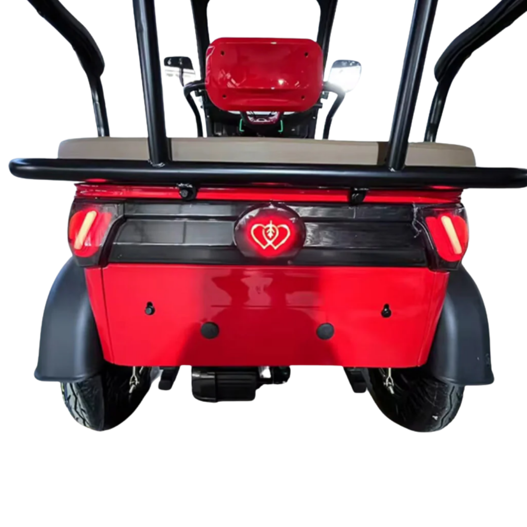 Urban Roof 60V Electric Tricycle, The Ultimate 3-Passenger Mobility Solution