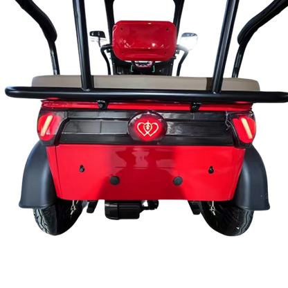 Urban Roof 60V Electric Tricycle, The Ultimate 3-Passenger Mobility Solution