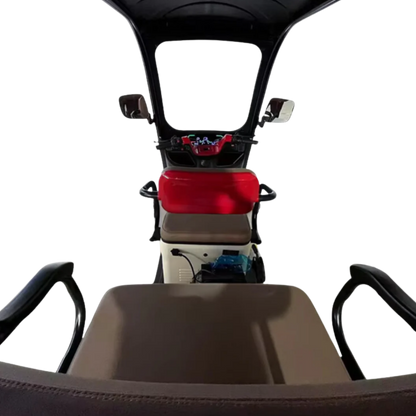 Urban Roof 60V Electric Tricycle, The Ultimate 3-Passenger Mobility Solution