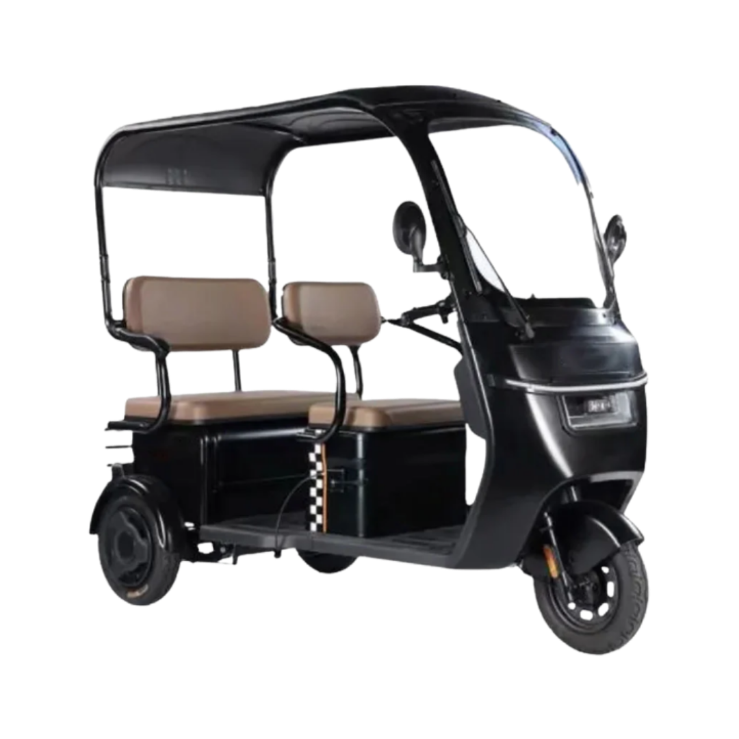 Urban Roof 60V Electric Tricycle, The Ultimate 3-Passenger Mobility Solution