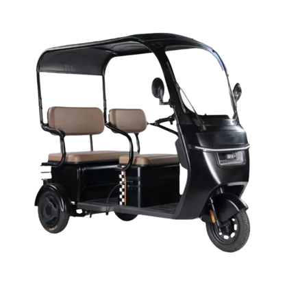 Urban Roof 60V Electric Tricycle, The Ultimate 3-Passenger Mobility Solution