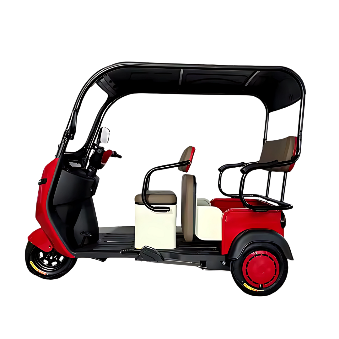 Urban Roof 60V Electric Tricycle, The Ultimate 3-Passenger Mobility Solution