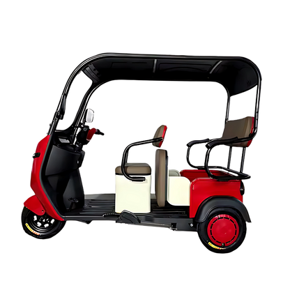 Urban Roof 60V Electric Tricycle, The Ultimate 3-Passenger Mobility Solution